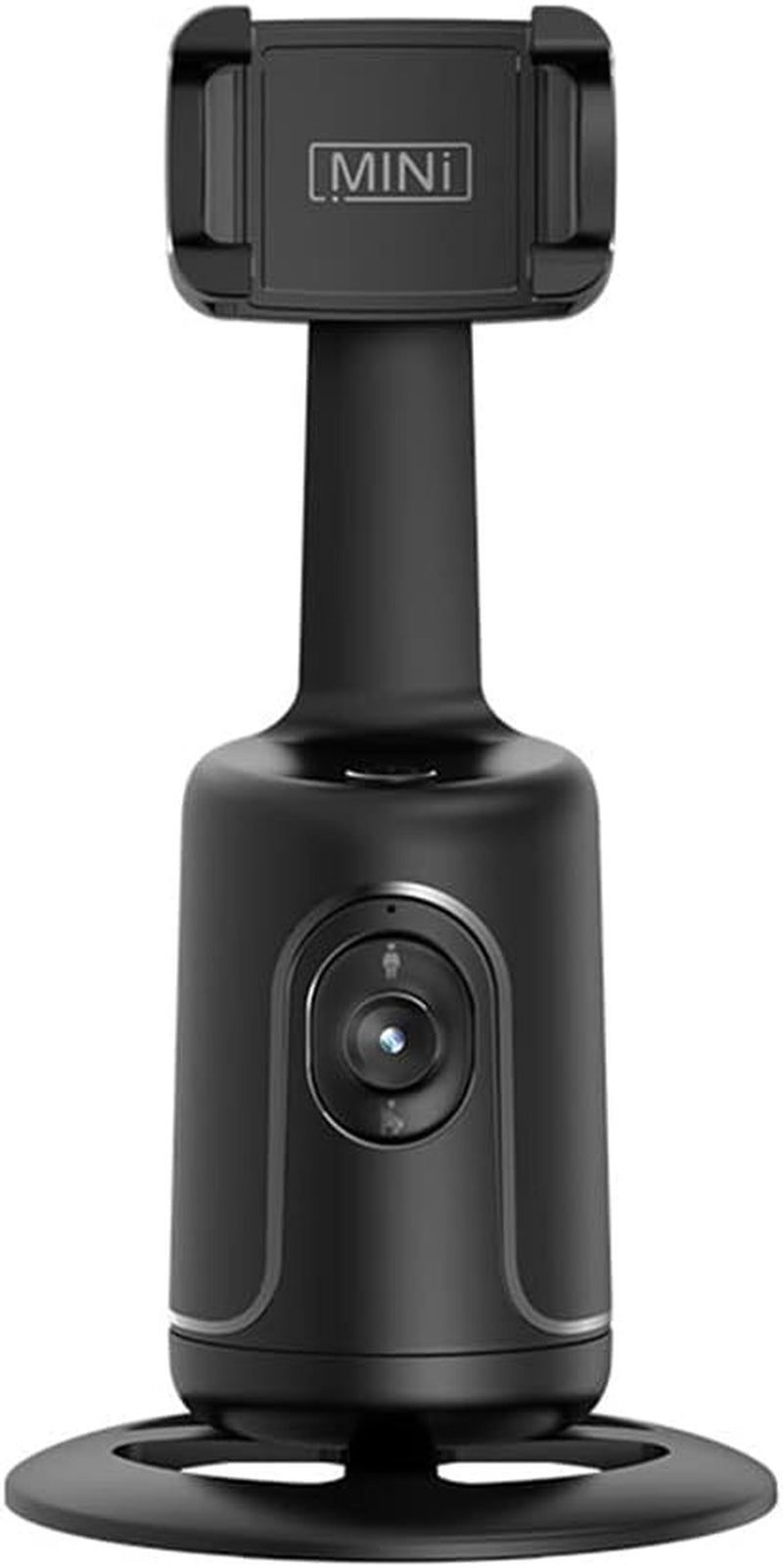 Smart 360° Auto Face Tracking Gimbal Desktop Selfie Stabilizer Robot Cameraman with Adjustable Lens Stable Base Phone Holder for Smartphone Vlog Live Streaming Video Chat
