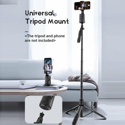 Smart 360° Auto Face Tracking Gimbal Desktop Selfie Stabilizer Robot Cameraman with Adjustable Lens Stable Base Phone Holder for Smartphone Vlog Live Streaming Video Chat